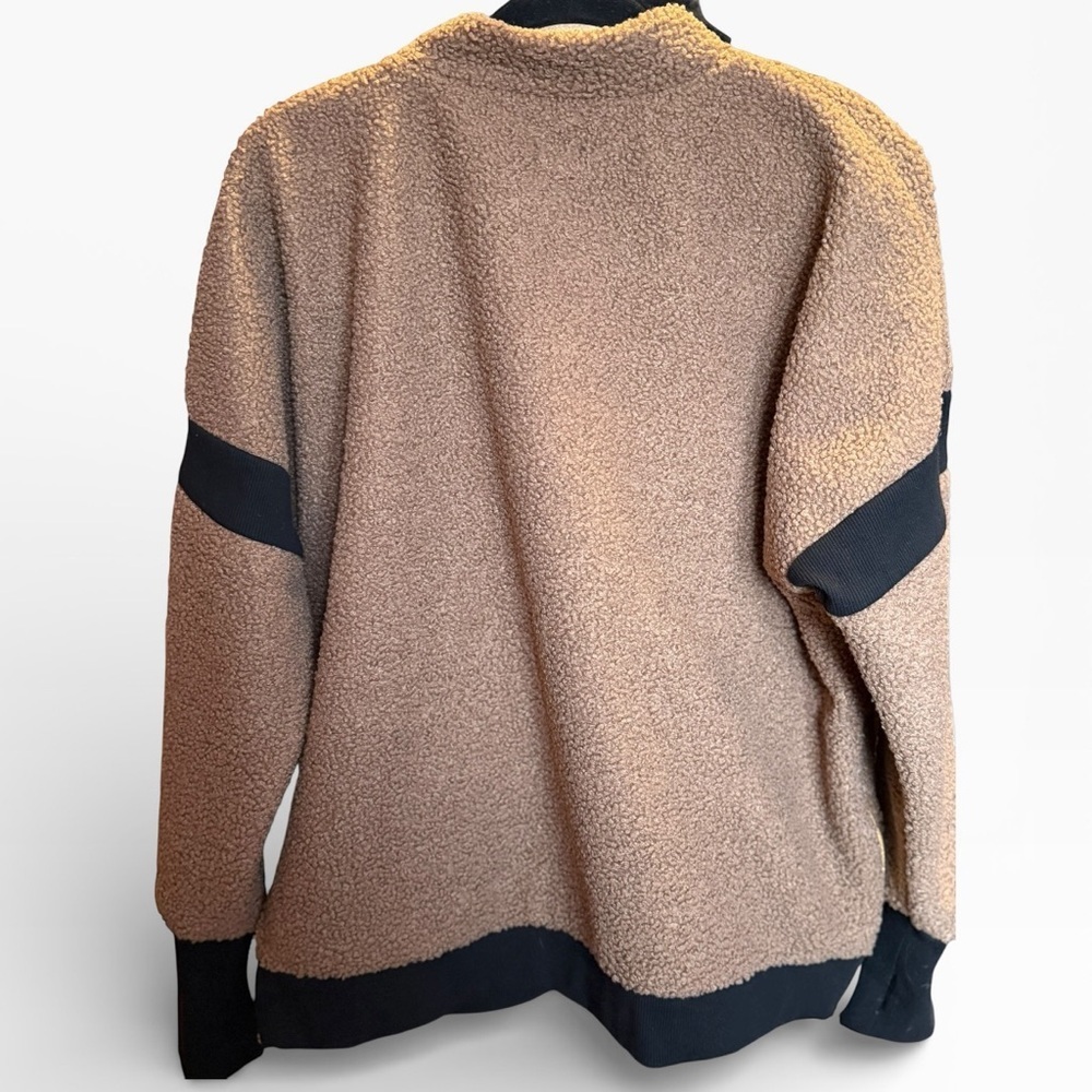 Tan and Black Sweater - Warm - Cozy - Size Large - Picture 2 of 4